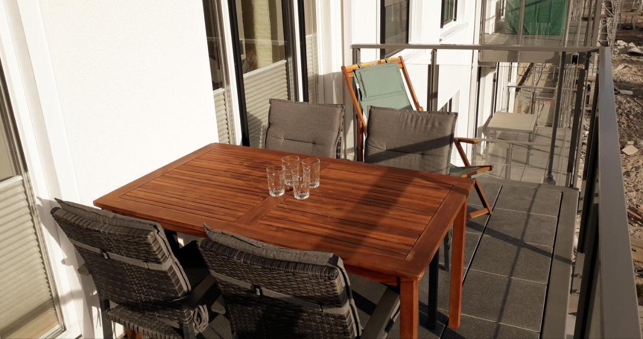 Ankerplatz Am Suedstrand, Fewo Mit 2 Schlafzimmer Und Eigenen Strandkorb ビンツ エクステリア 写真