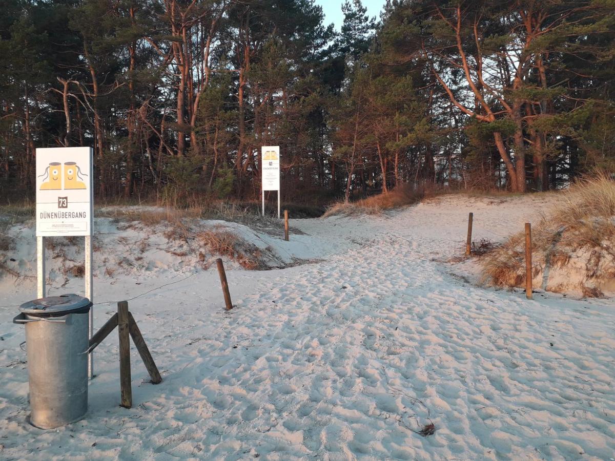 Ankerplatz Am Suedstrand, Fewo Mit 2 Schlafzimmer Und Eigenen Strandkorb ビンツ エクステリア 写真